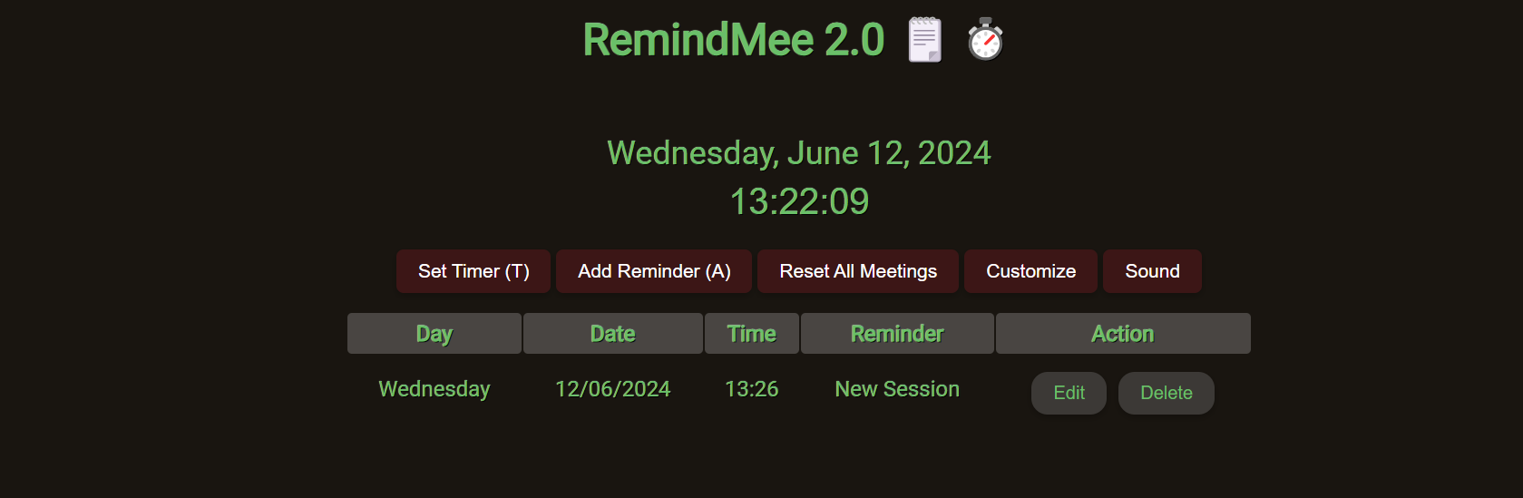 Reminder App