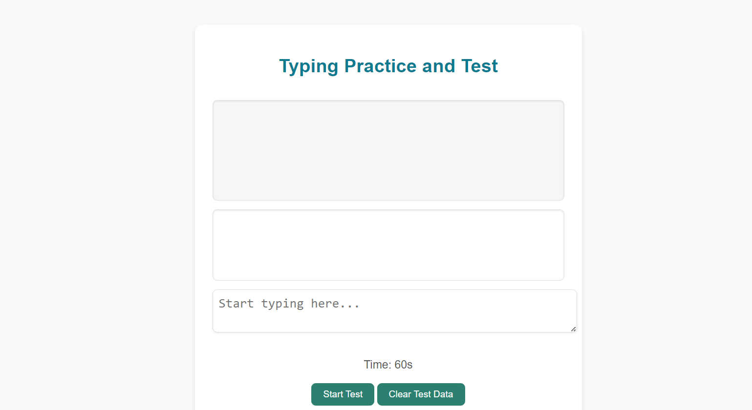 Typing Trainer